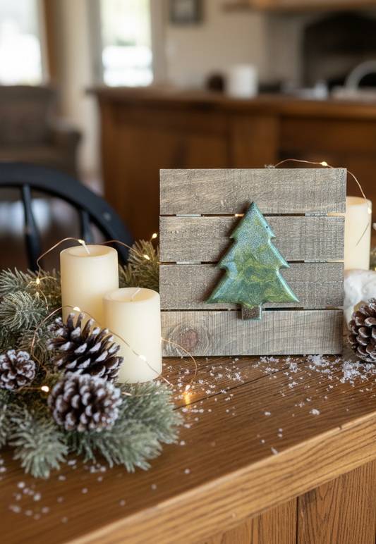 Glistening Pine Reclaimed Easel