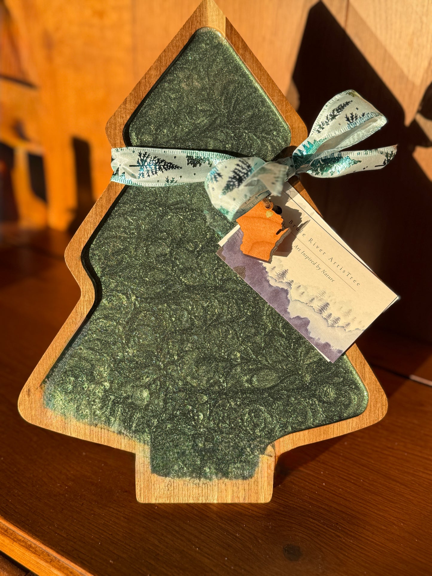 Glistening Pine Snack Tray