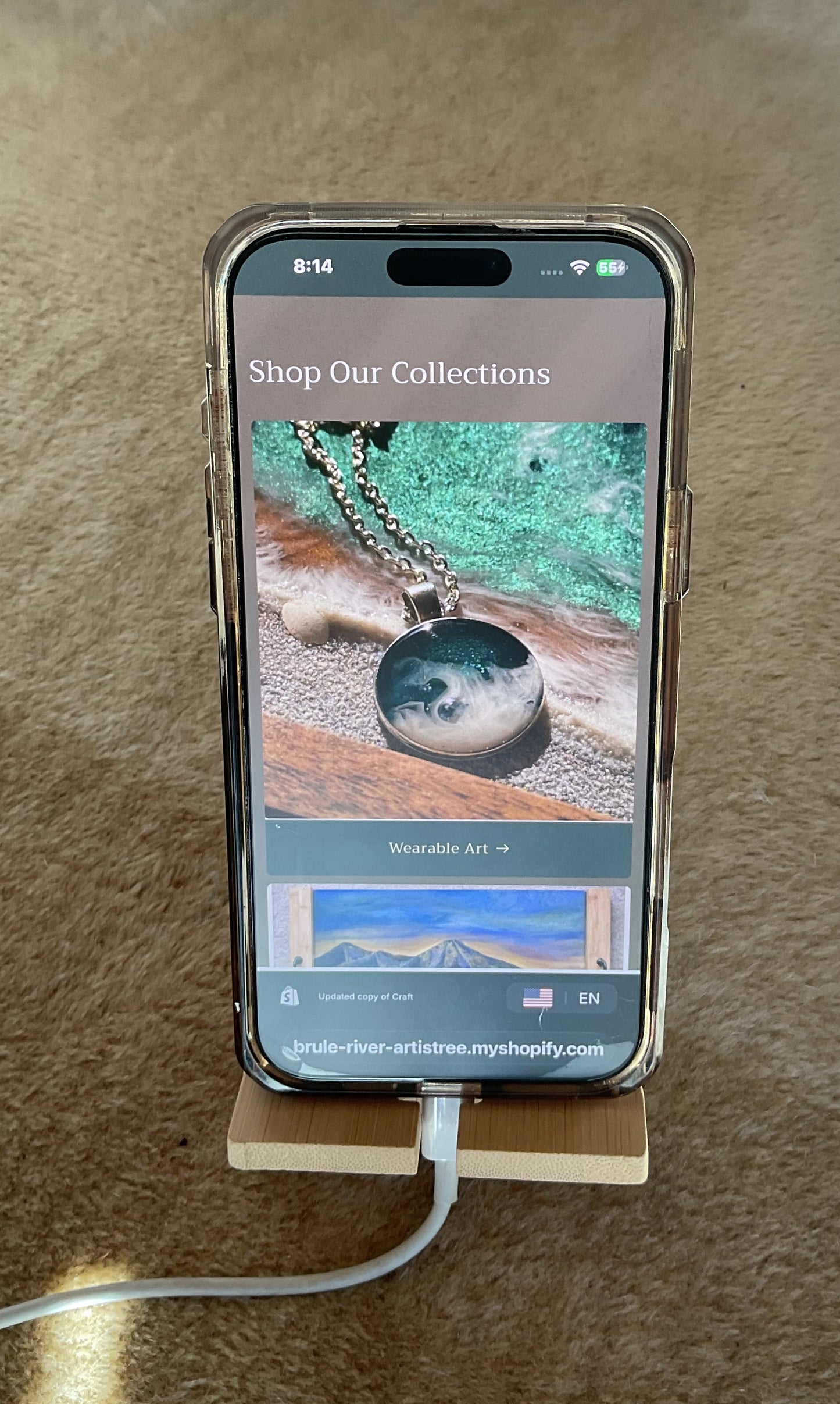 Wakes & Waves Phone Stand